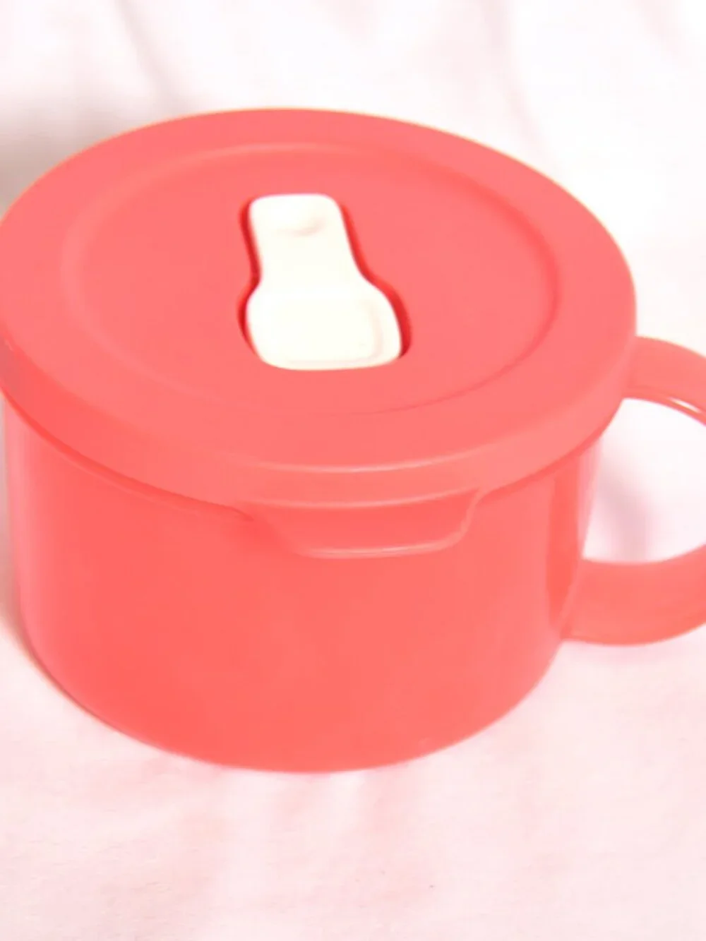 Tupperware Crystalwave Plus Soup Mug Microwavable Orange 2 cup / 500ml